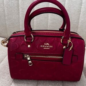 Coach Mini Rowan in Signature Leather - NWT